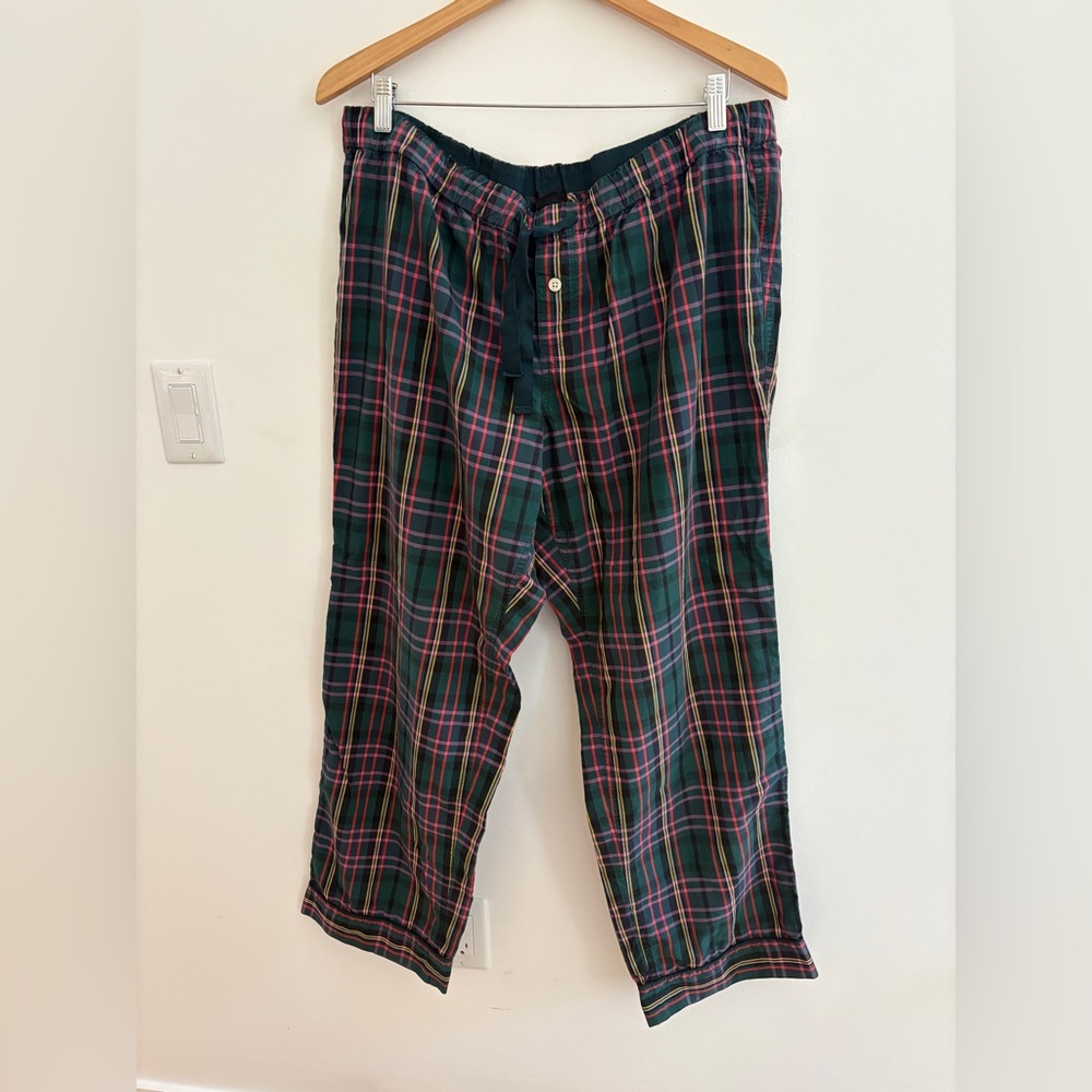 J. Crew plaid pajama pants XL